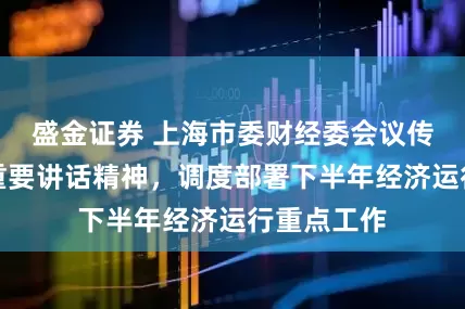 盛金证券 上海市委财经委会议传达总书记重要讲话精神，调度部署下半年经济运行重点工作